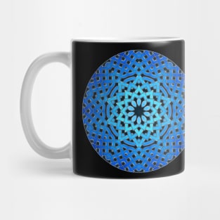 Blue Celtic Star Mug